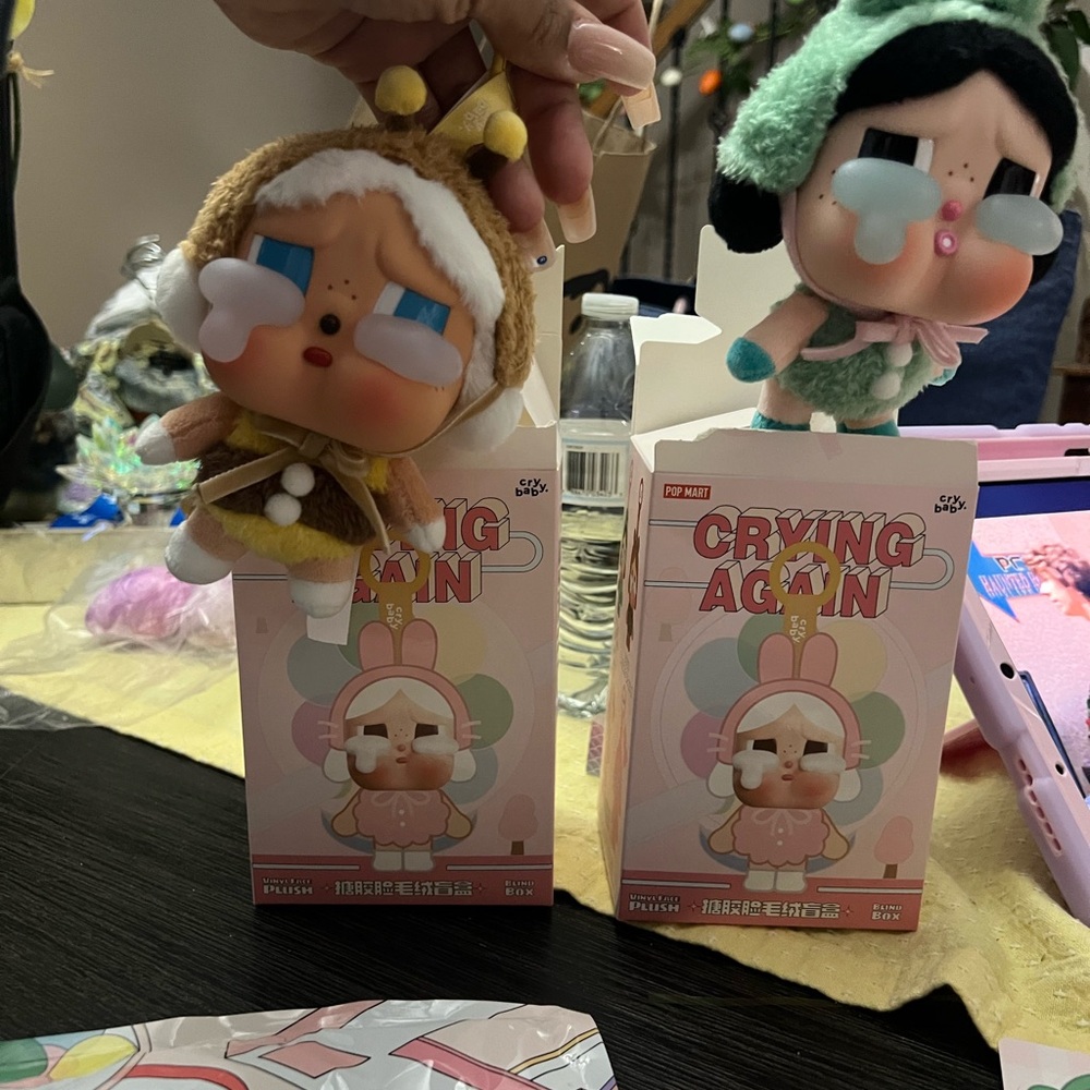 COPY - POP MART CRYBABY Crying Again Series "I’ll Bring You a Flower"